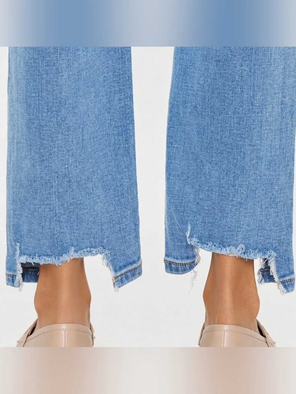 KanCan Light Medium Wash High-Rise Straight Leg cotton Denim Jeans | size 9/28